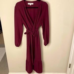 Maroon dress
